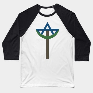 Combination of the three monotheistic religions symbols Baseball T-Shirt